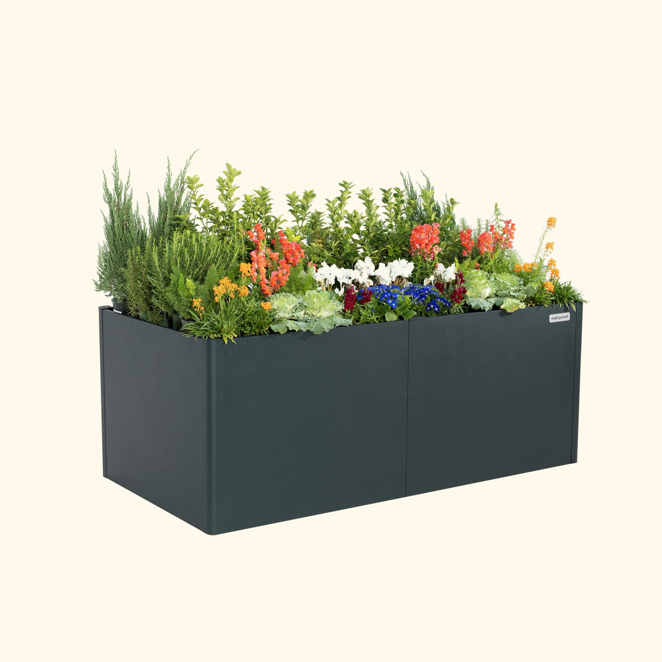32" Extra Tall Modern 42" x 83" Metal Raised Garden Bed - Image 3