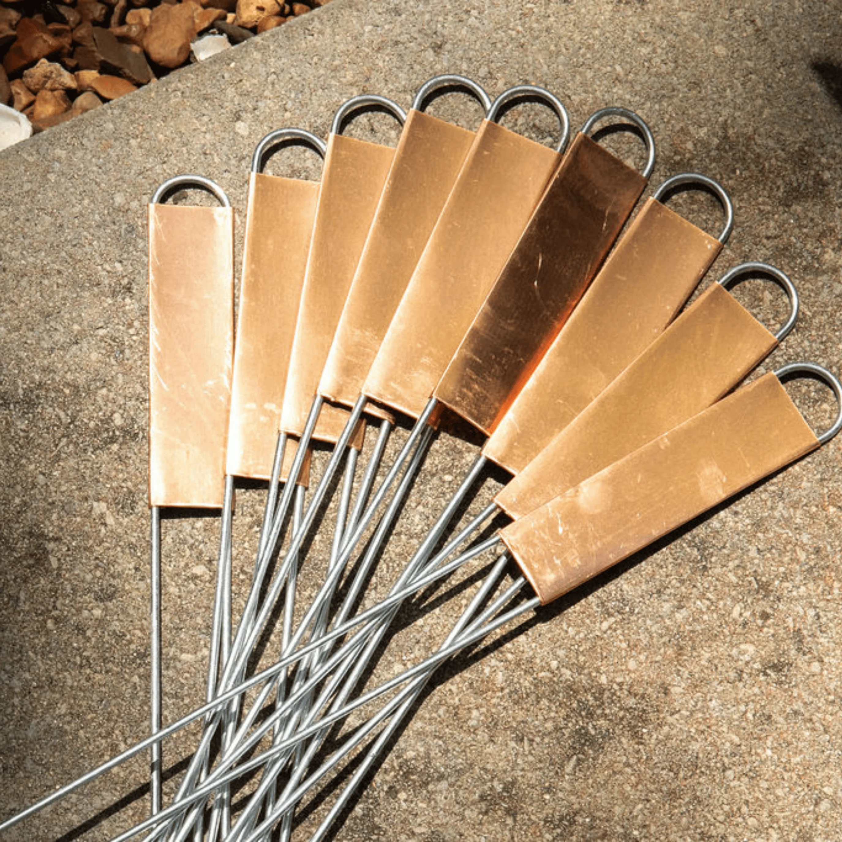 Copper Hairpin Plant Labels (12”) - Image 3