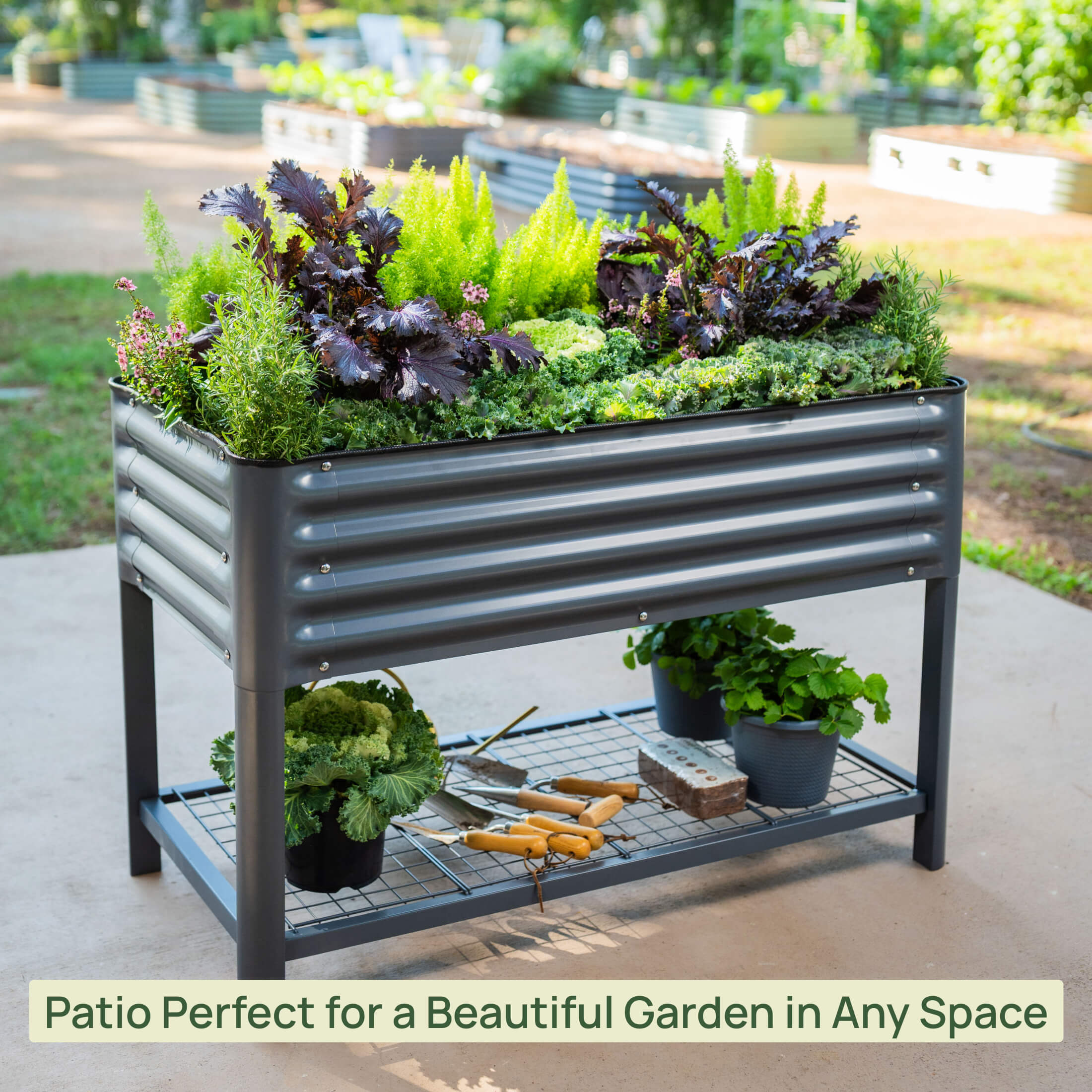 Elevated Garden Bed - V Series 2' x 4' - Image 11