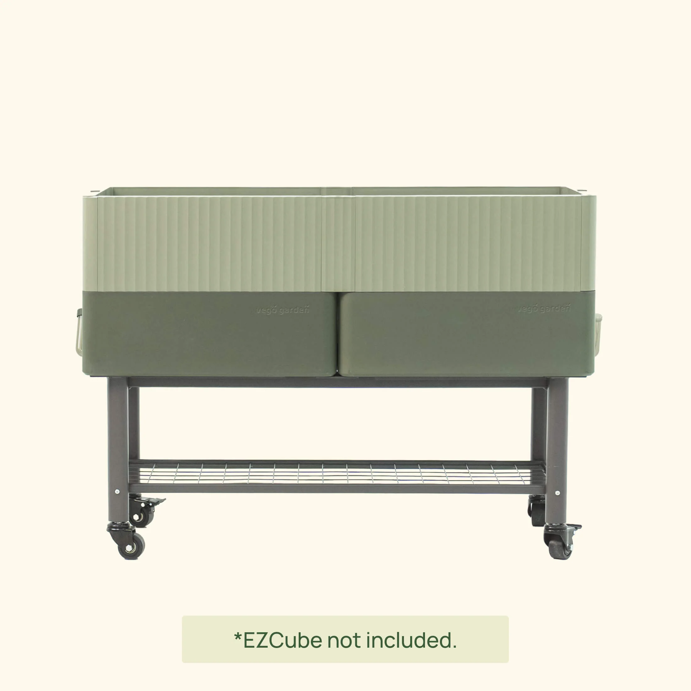 EZCube Elevated Rolling Planter Cart - Image 2
