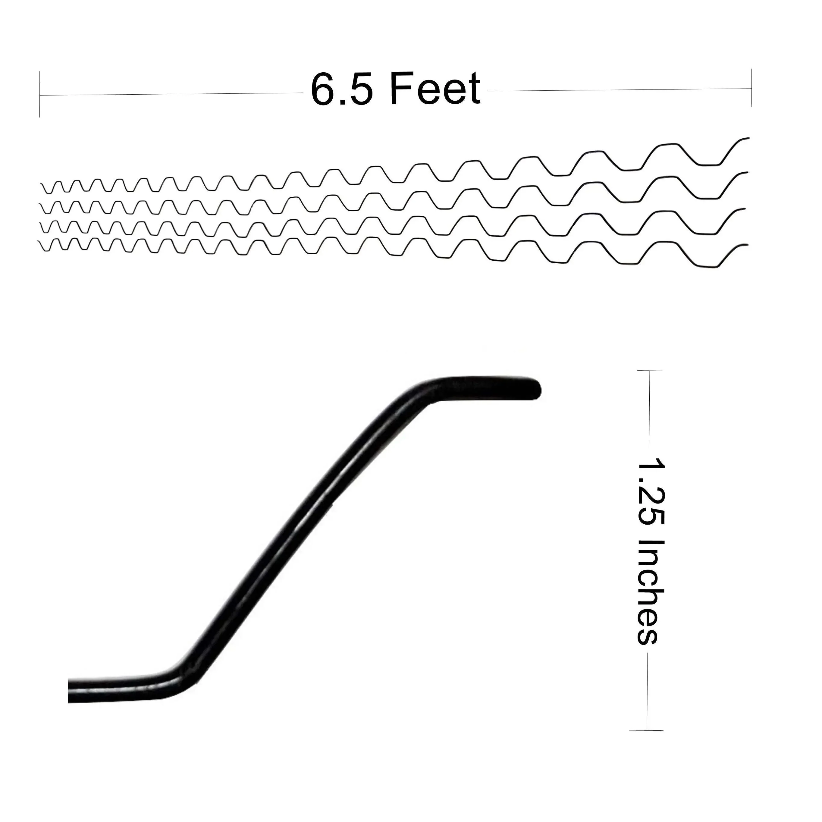 Greenhouse PVC Coated Spring Wire Lock - Image 3