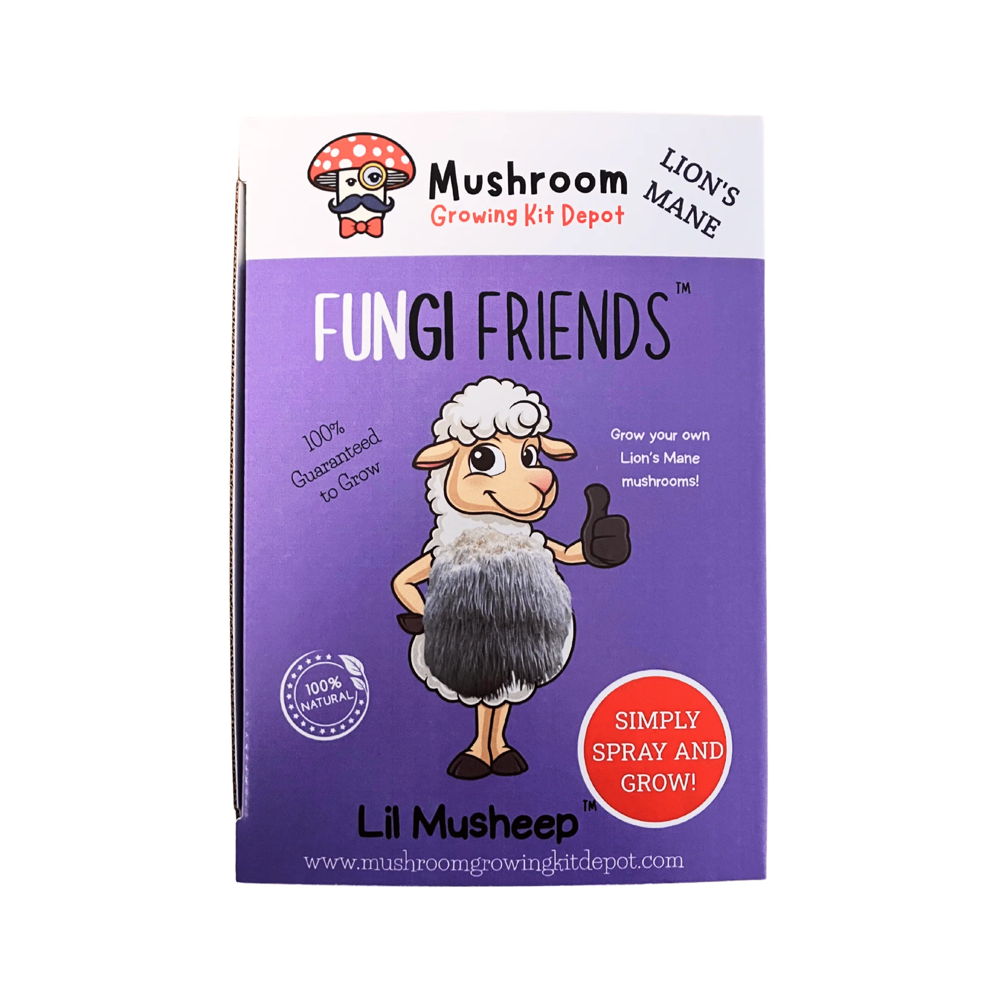 Lil Musheep - Lion's Mane Mushroom Grow Kit - 5 LBS (with box) - Image 2