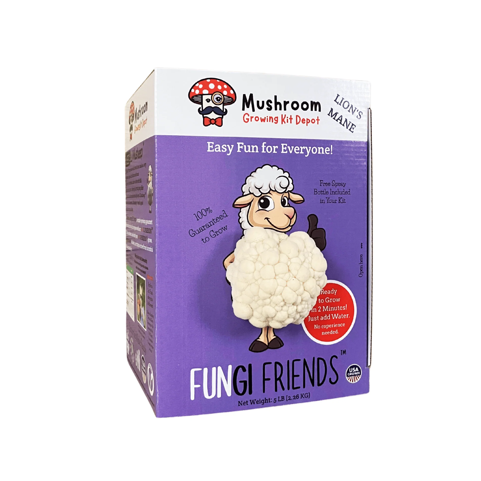 Lil Musheep - Lion's Mane Mushroom Grow Kit - 5 LBS (with box) - Image 7