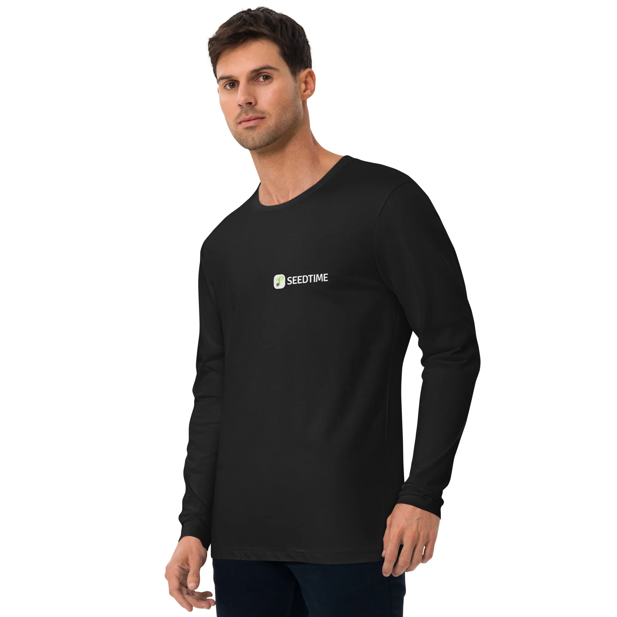 Seedtime Long Sleeve Fitted Crew - Image 3