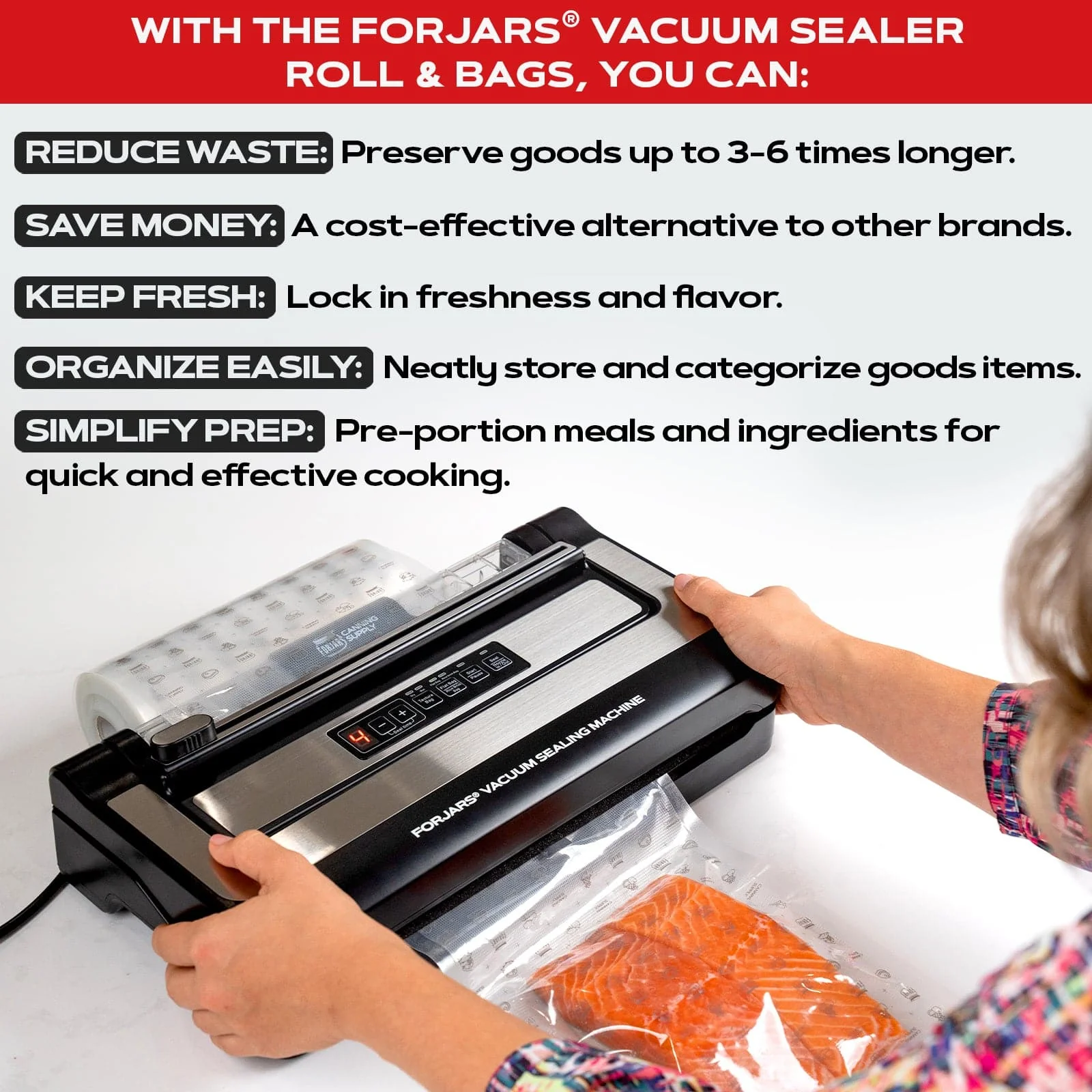 Vacuum Sealer Roll ( 11-inch) - Image 8